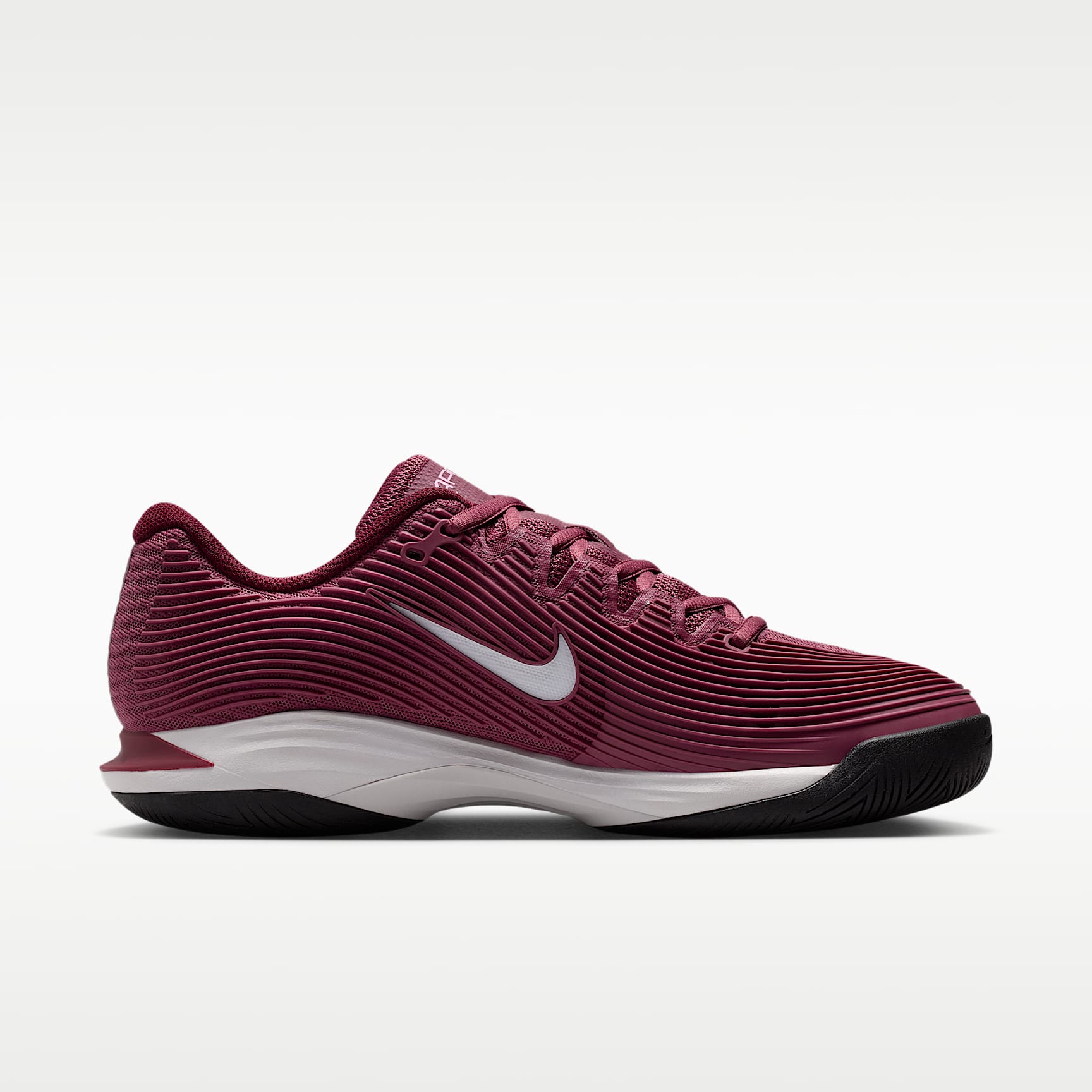 Nike Vapor 12 Tennisschuh für Hartplätze (Damen) – Pink Smoke/Vast Grey/Schwarz/Weiß