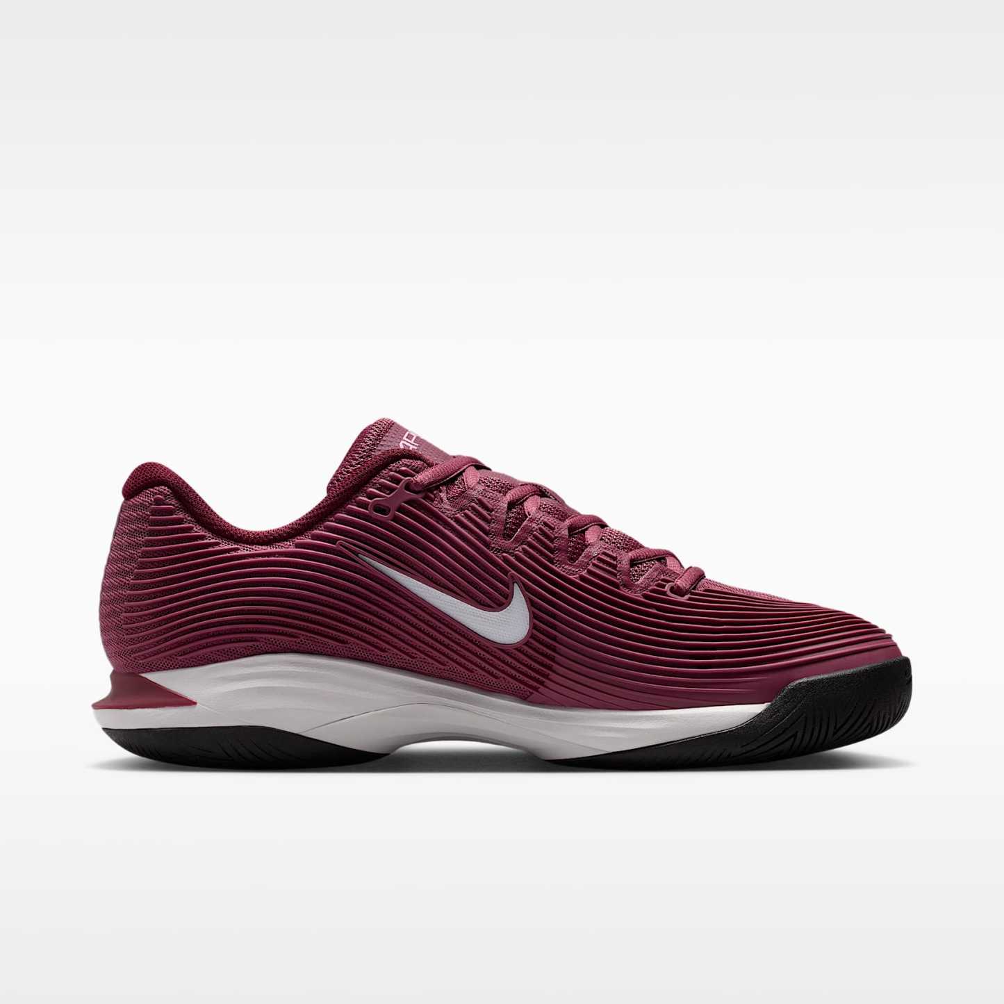 Nike Vapor 12 Tennisschuh für Hartplätze (Damen) – Pink Smoke/Vast Grey/Schwarz/Weiß