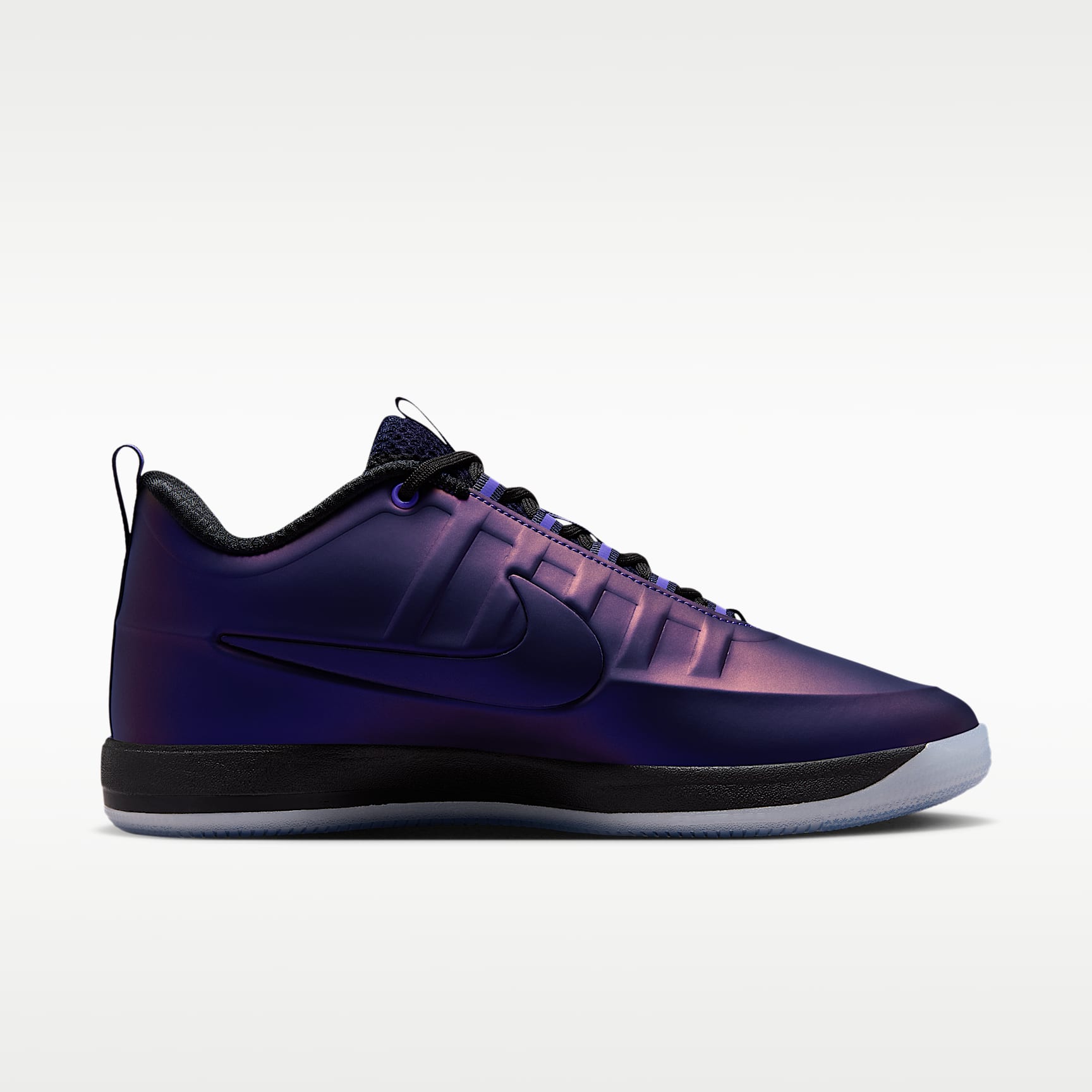 Book 2 PRM "Eggplant Foamposite" Basketballschuh – Varsity Purple/Varsity Purple/Schwarz