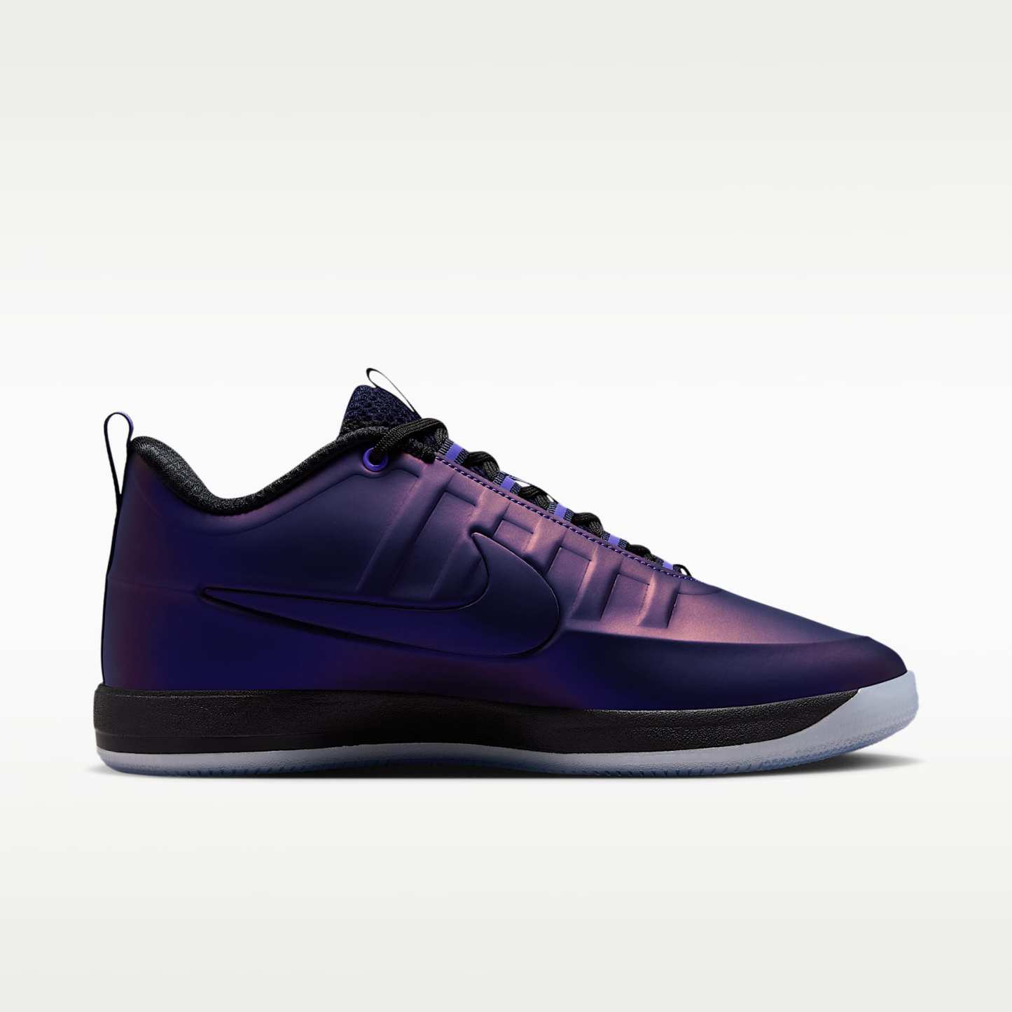 Book 2 PRM "Eggplant Foamposite" Basketballschuh – Varsity Purple/Varsity Purple/Schwarz