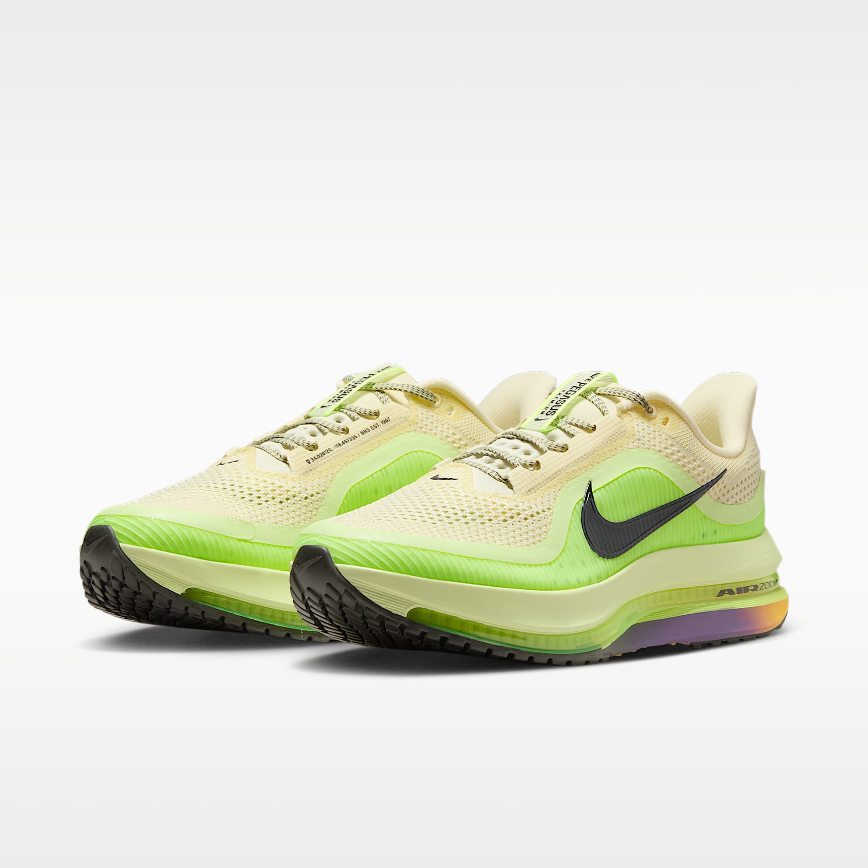 Nike Pegasus Premium Straßenlaufschuh (Herren) – Alabaster/Barely Volt/Volt Ice/Schwarz