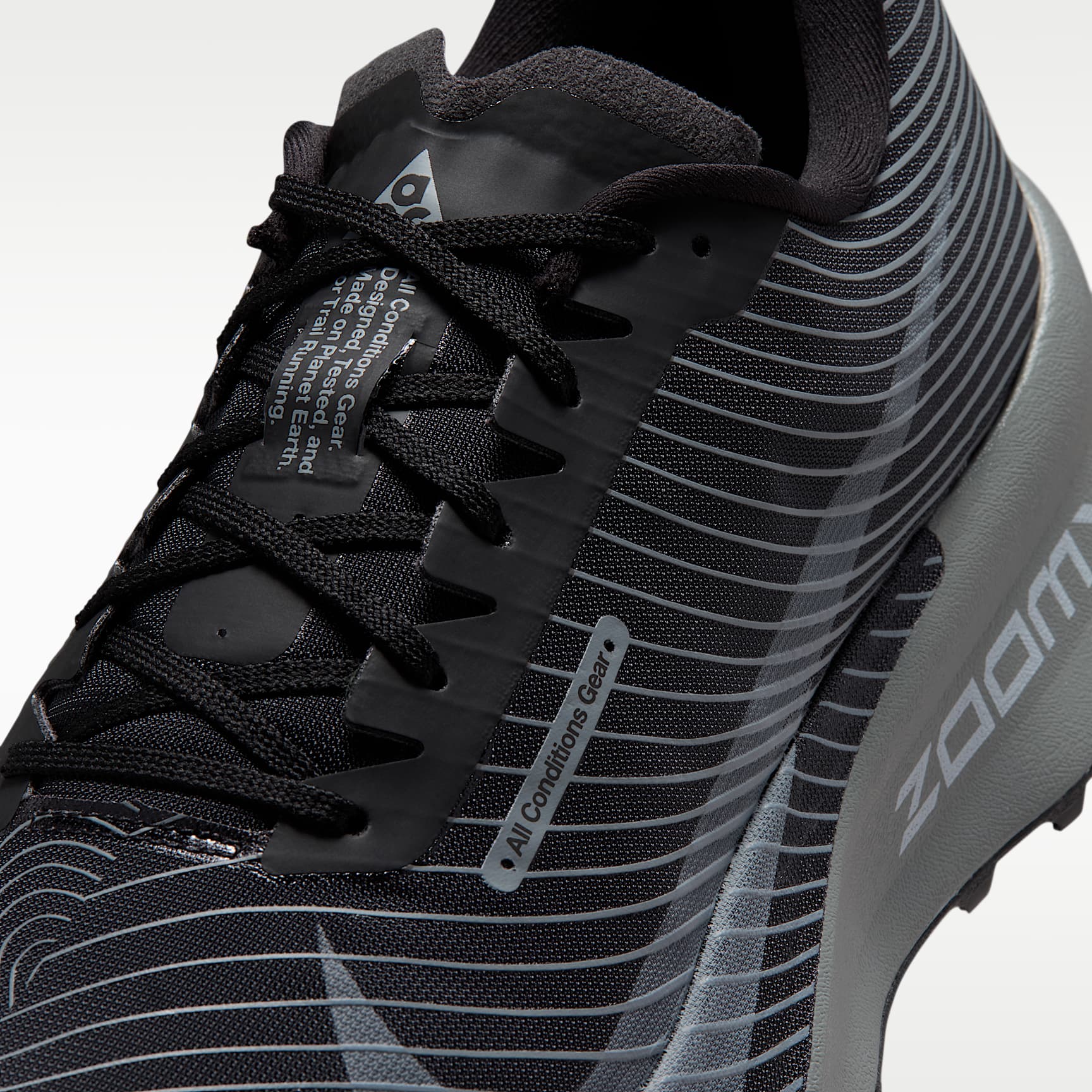 Nike ACG Ultrafly Traillaufschuhe für Wettkämpfe – Schwarz/Photon Dust/Photon Dust