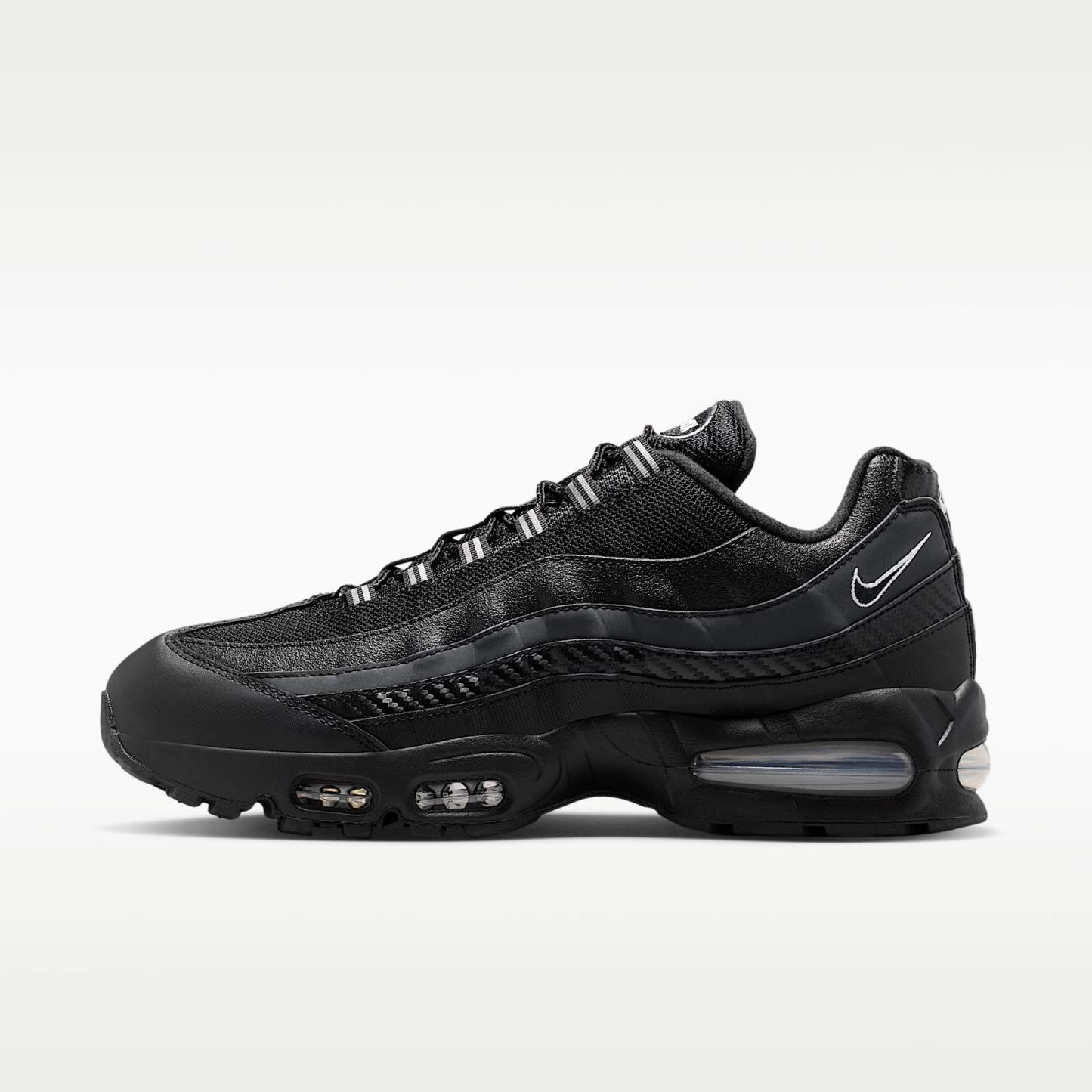 Nike Air Max 95 Big Bubble Schuh (Herren) – Schwarz/Metallic Silver/Cool Grey/Weiß
