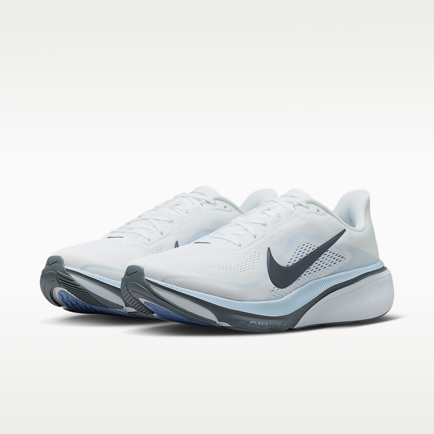Nike Pegasus 42 Straßenlaufschuh (Herren) – Weiß/Grey Fog/Aluminum/Cool Grey