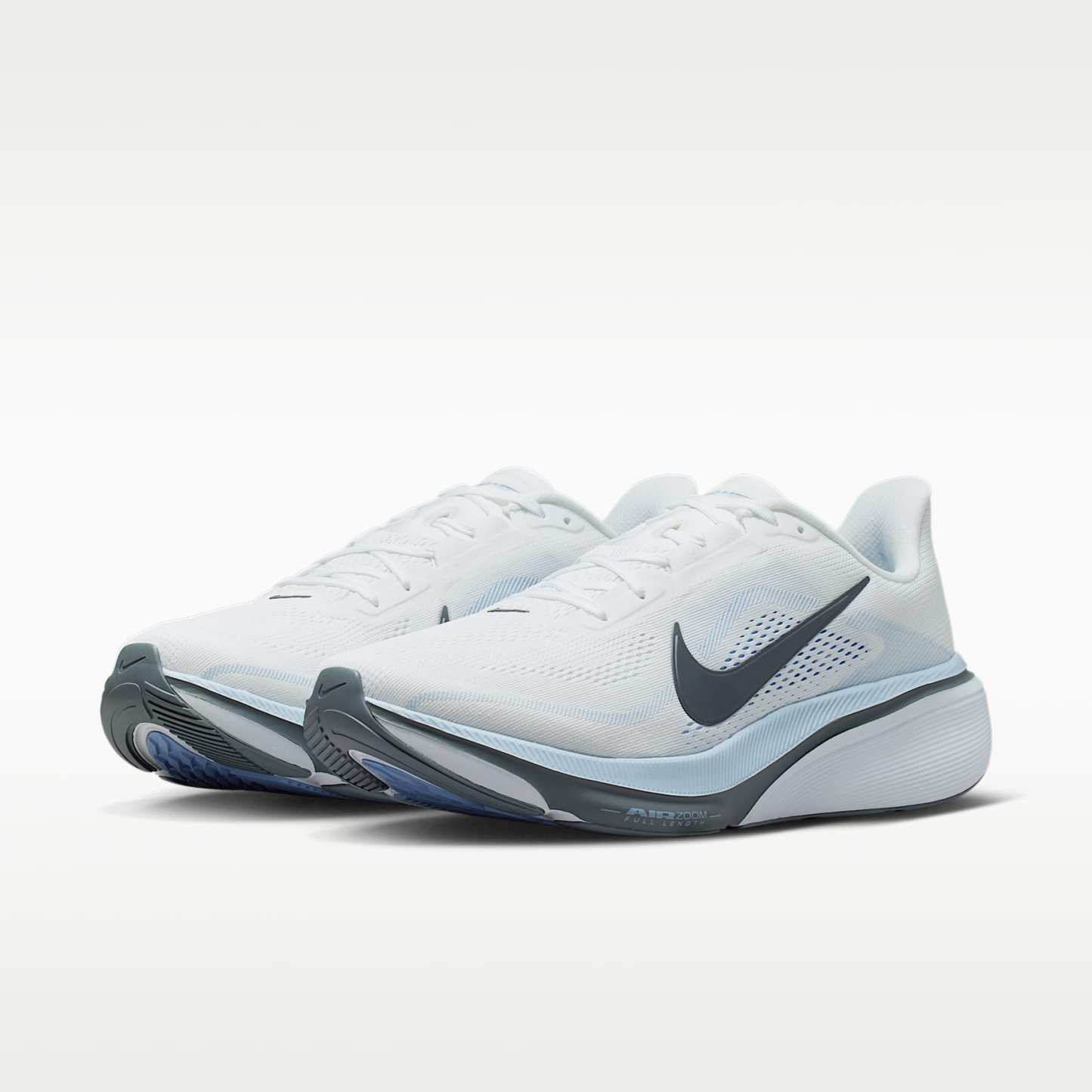 Nike Pegasus 42 Straßenlaufschuh (Herren) – Weiß/Grey Fog/Aluminum/Cool Grey