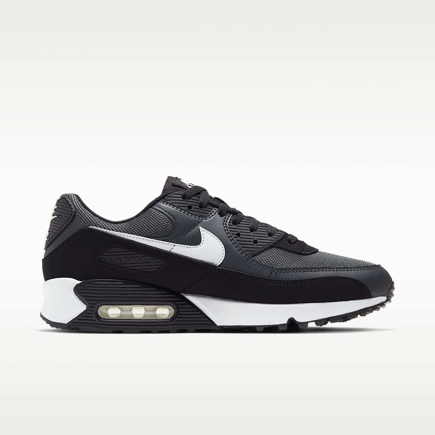 Nike Air Max 90 Herrenschuh – Iron Grey/Dark Smoke Grey/Schwarz/Weiß