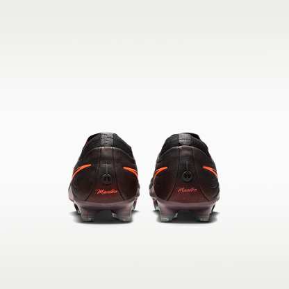 Nike Tiempo Maestro Elite LV8 Low Top Fußballschuh für normalen Rasen – Schwarz/Hyper Crimson/Laser Orange