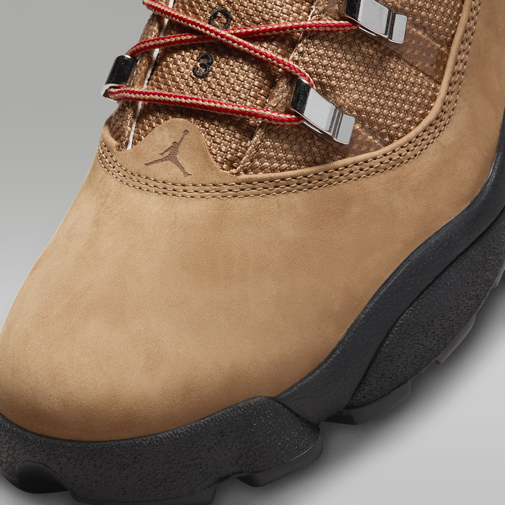 Jordan Winterized 6 Rings Herrenschuh – Rocky Tan/Varsity Red/Schwarz