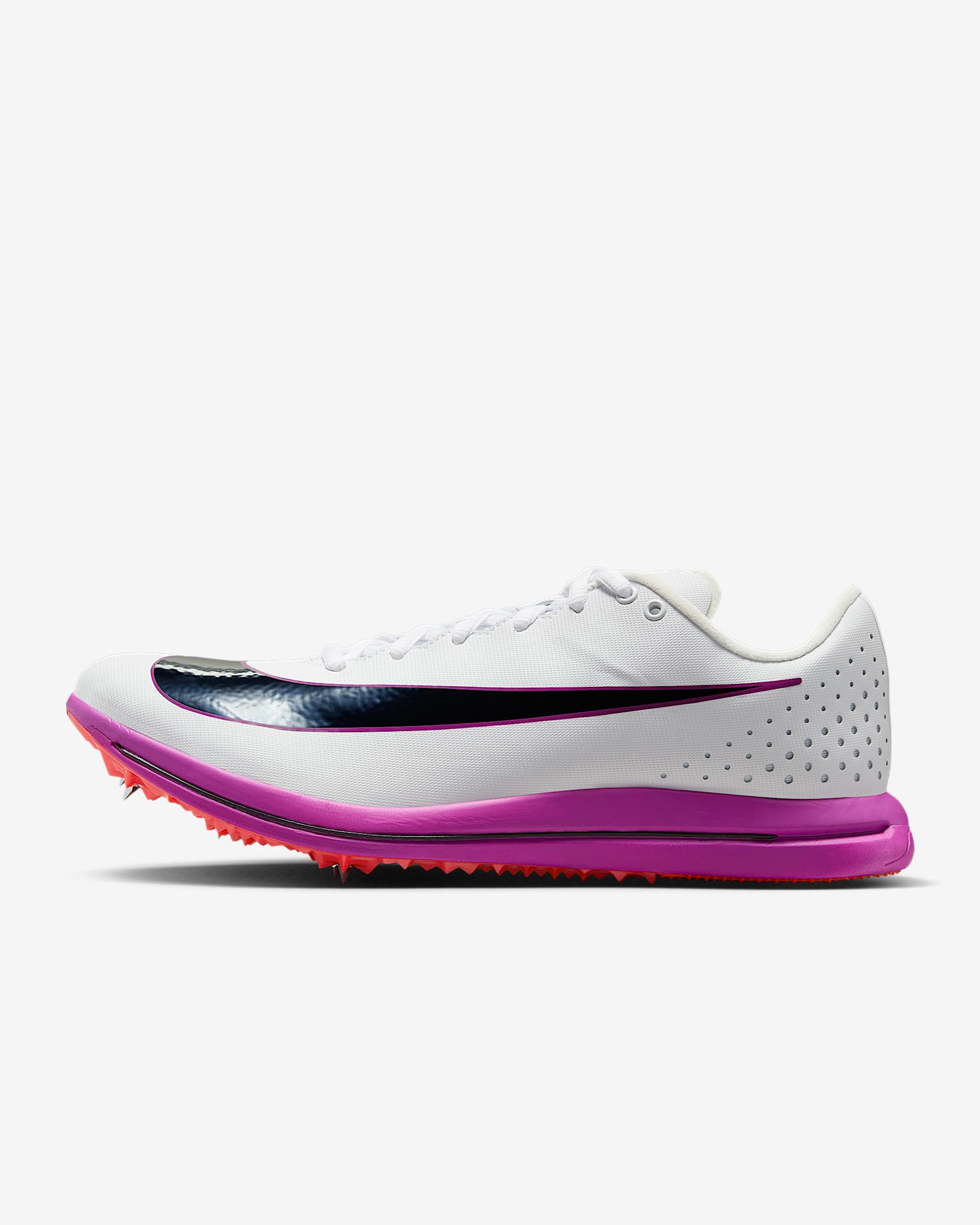 Nike Triple Jump Elite 3 Sprung-Spike für Leichtathletik – Weiß/Hyper Turquoise/Bright Crimson/Obsidian