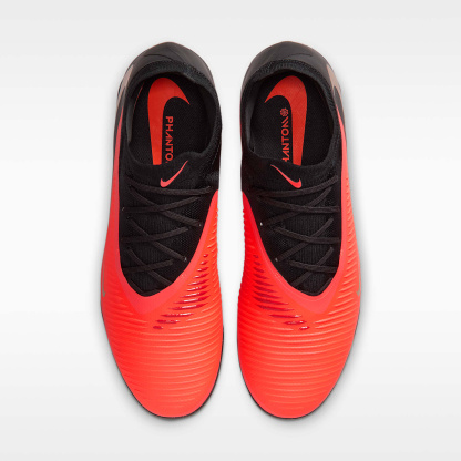 Nike Phantom 6 Low Pro Fußballschuh für Turf – Bright Crimson/Bright Crimson/Schwarz