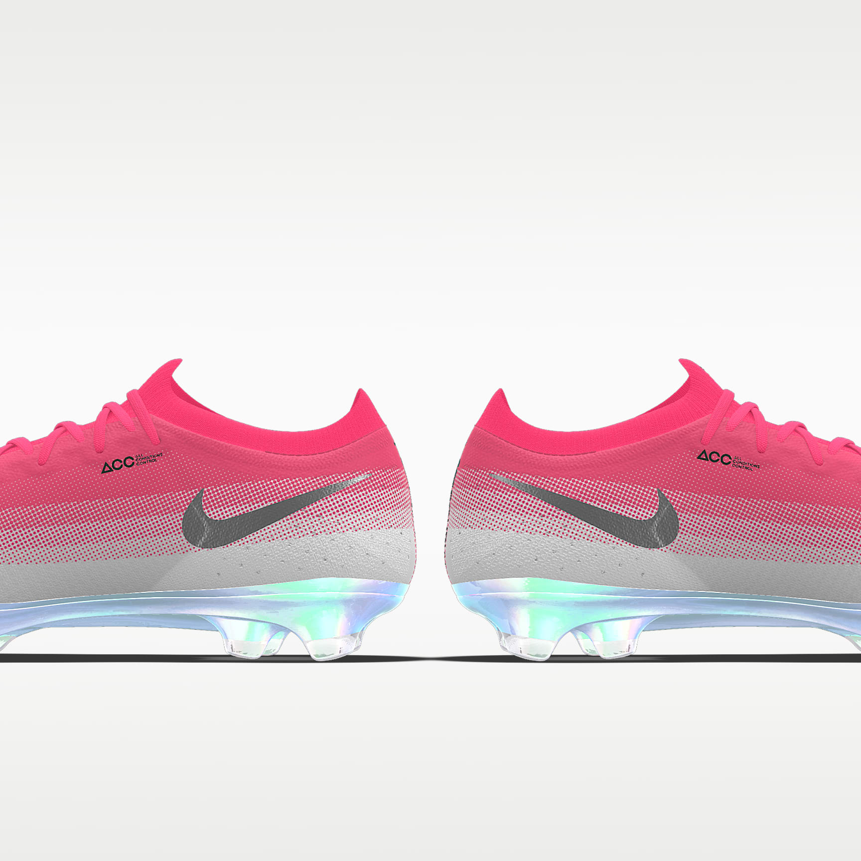 Nike Mercurial Vapor 17 Elite By You personalisierbarer Low-Top-Fußballschuh für normalen Rasen – Bright Crimson/Weiß [4510677869]