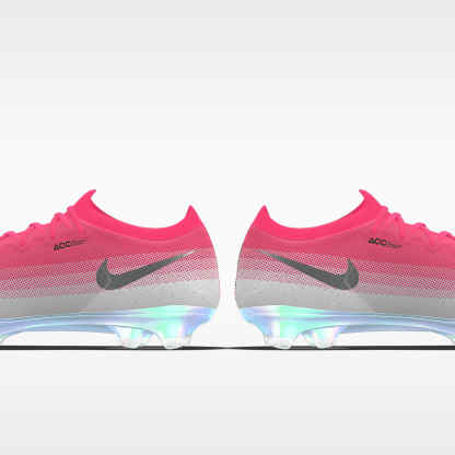 Nike Mercurial Vapor 17 Elite By You personalisierbarer Low-Top-Fußballschuh für normalen Rasen – Bright Crimson/Weiß [4510677869]
