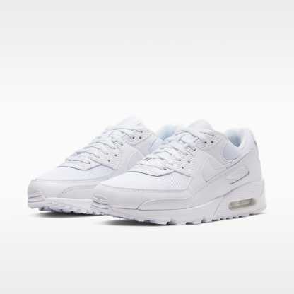Nike Air Max 90 Herrenschuh – Weiß/Weiß/Wolf Grey/Weiß