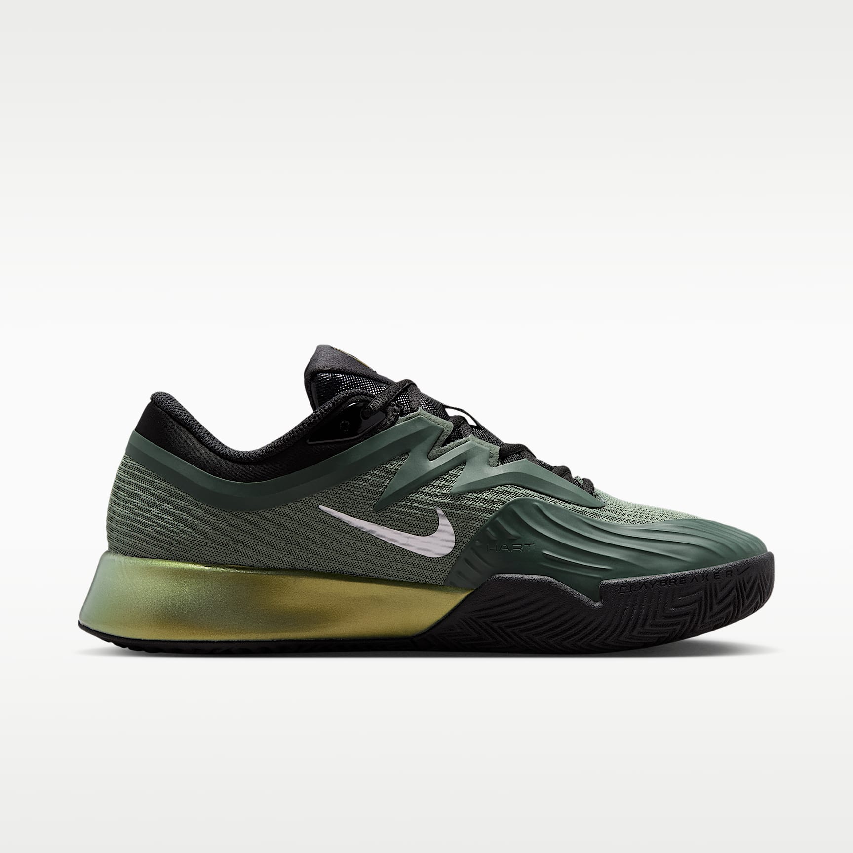 Nike Vapor Pro 3 PRM Clay Court Tennisschuhe (Herren) – Camo Green/Pure Platinum/Schwarz/Metallic Gold