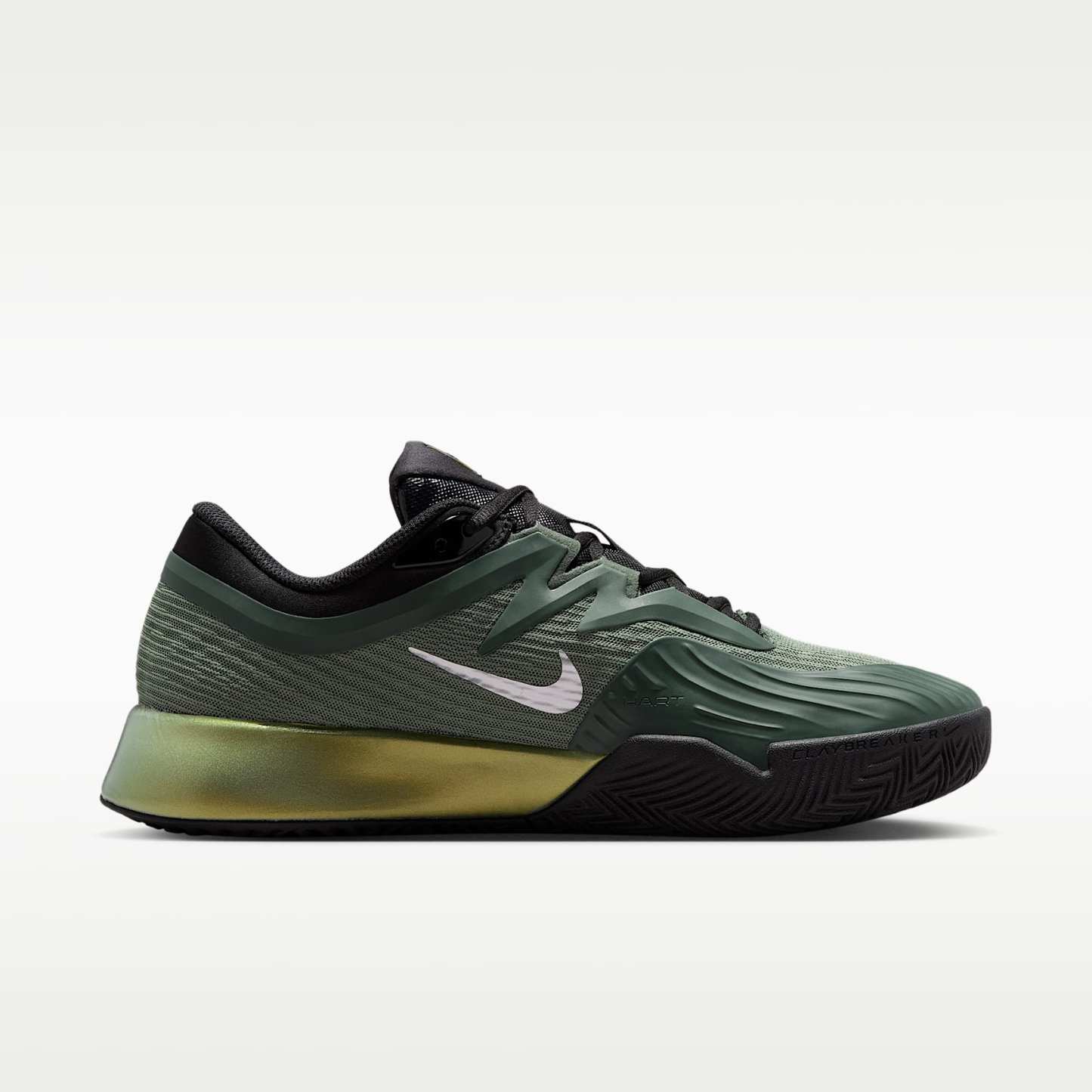 Nike Vapor Pro 3 PRM Clay Court Tennisschuhe (Herren) – Camo Green/Pure Platinum/Schwarz/Metallic Gold