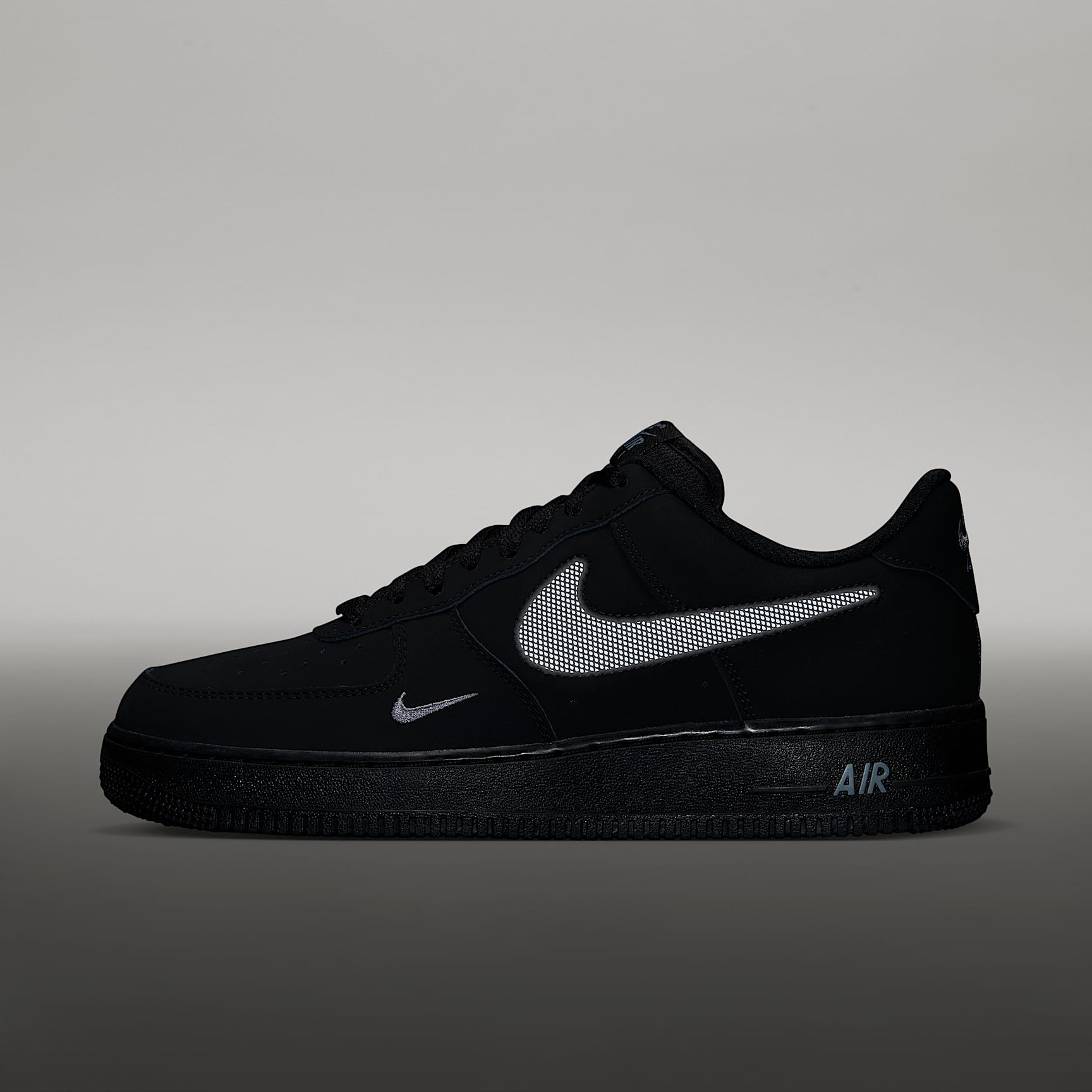 Nike Air Force 1 '07 LV8 Schuh (Herren) – Schwarz/Cool Grey/Cool Grey