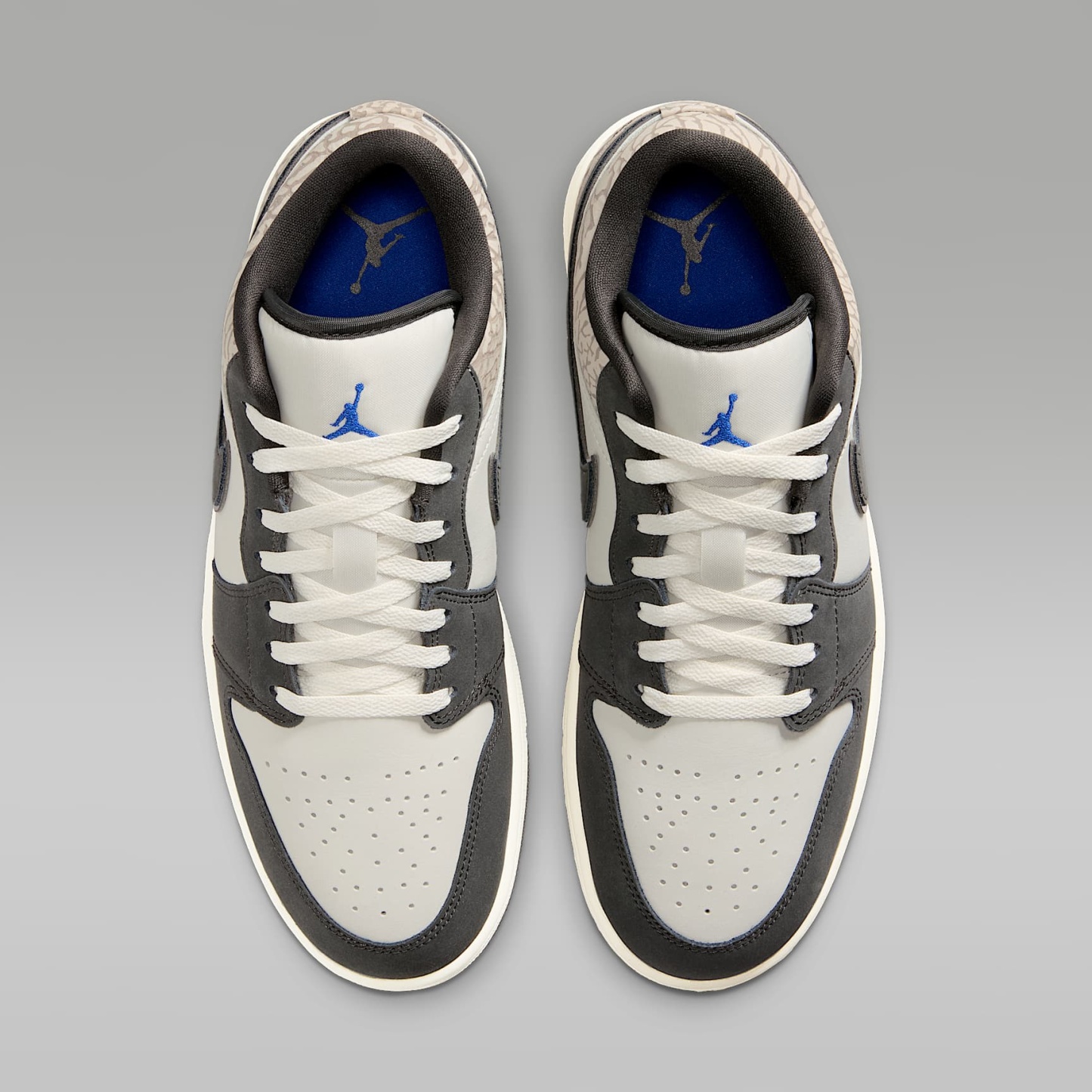 Air Jordan 1 Low SE Herrenschuh – Sail/Deep Pewter/Gamma Grey/Game Royal