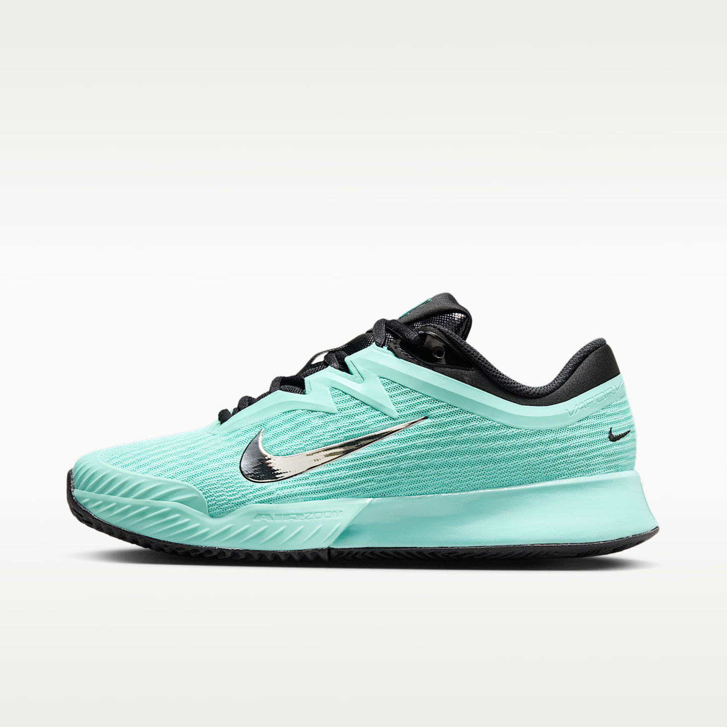 Nike Vapor Pro 3 PRM Clay Court Tennisschuhe (Damen) – Mint/Schwarz/Pure Platinum/Metallic Silver
