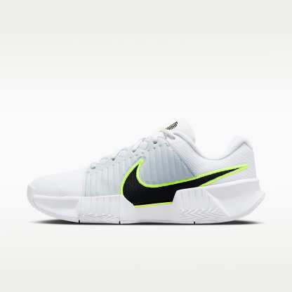 Nike GP Challenge Pro Herren-Tennisschuh für Hartplätze – Weiß/Pure Platinum/Volt/Schwarz