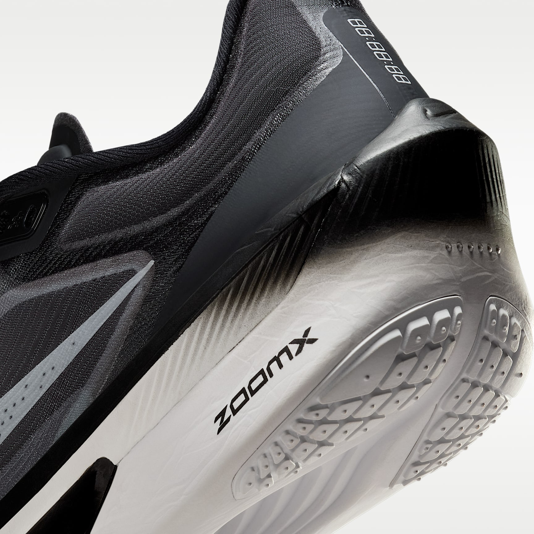 Nike Zoom Fly 6 Straßenlaufschuh für Wettkämpfe (Damen) – Schwarz/Light Smoke Grey/Weiß
