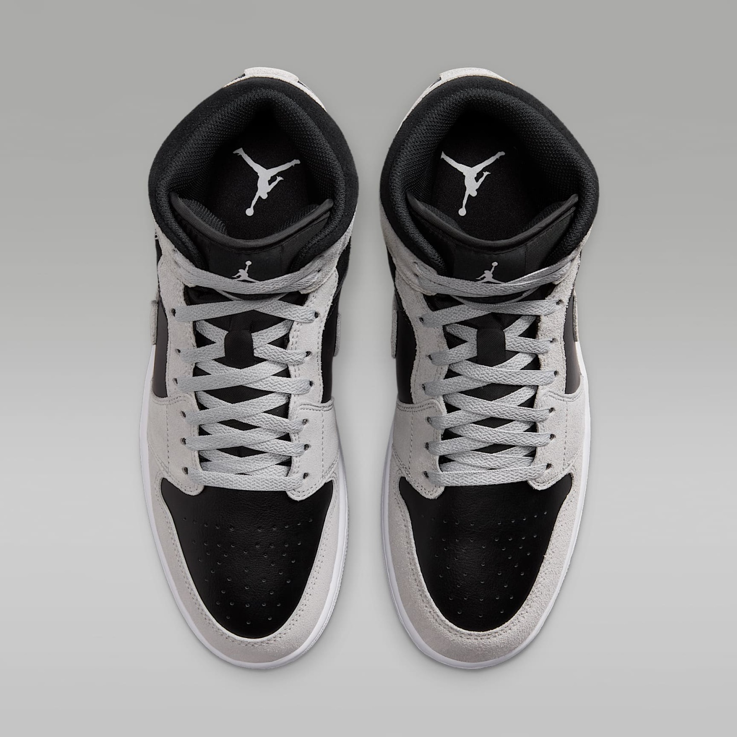 Air Jordan 1 Mid Herrenschuh – Light Smoke Grey/Schwarz/Weiß
