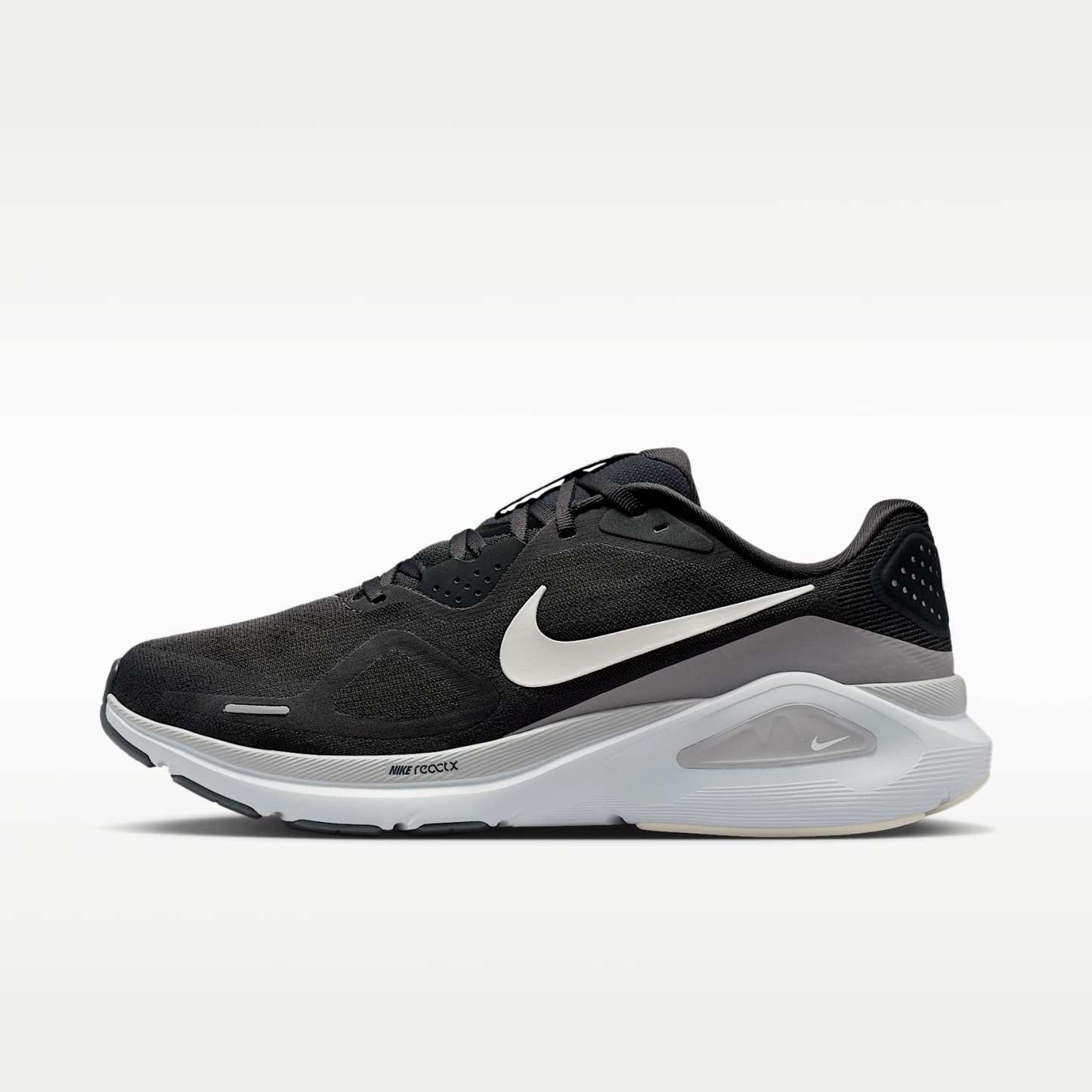 Nike Structure 26 Straßenlaufschuh (Herren) – Anthracite/Light Smoke Grey/Pure Platinum/Sail