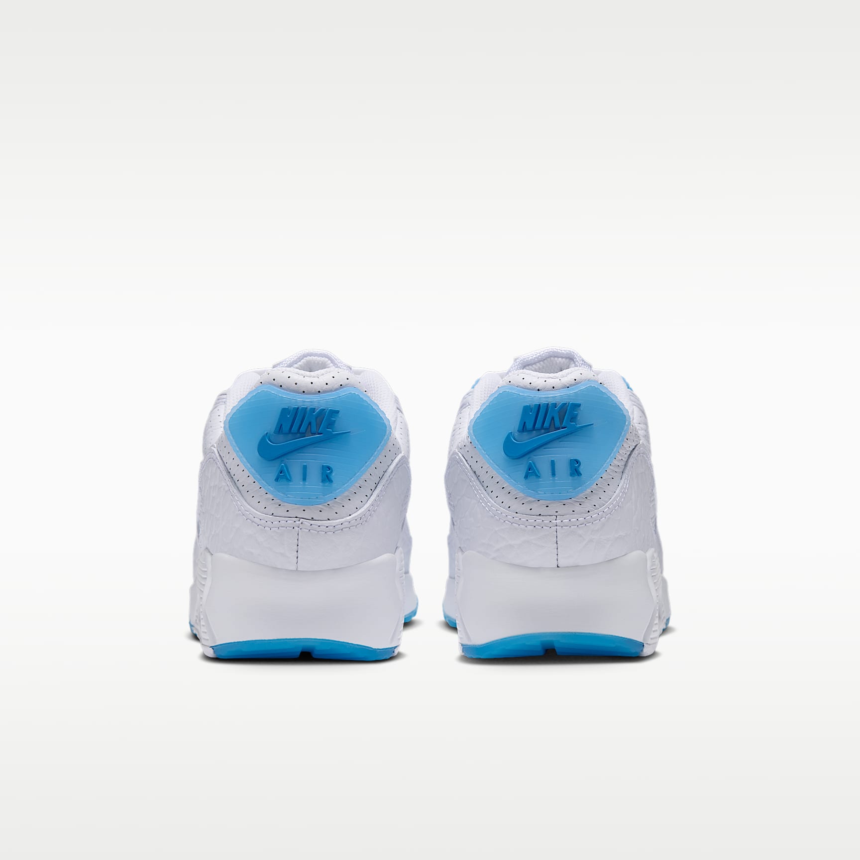 Nike Air Max 90 Schuh (Herren) – Weiß/Aurora Blue/Weiß