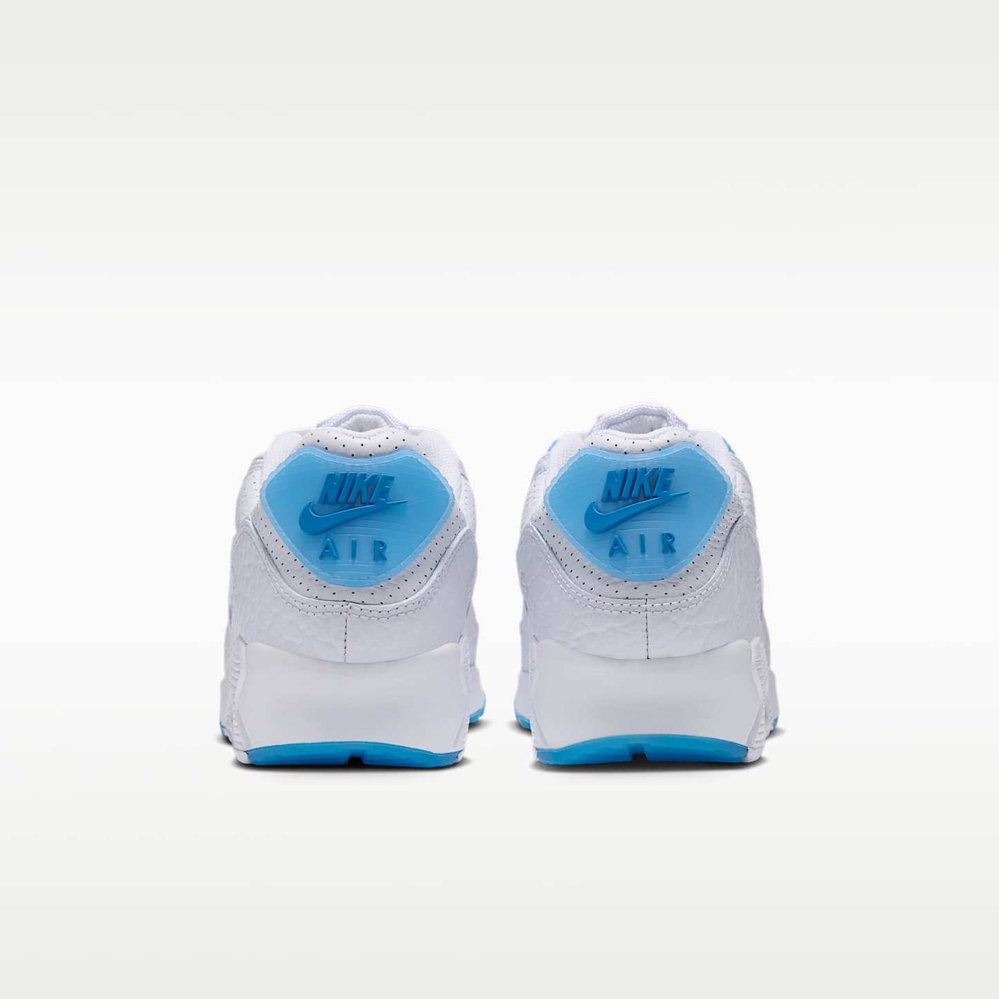 Nike Air Max 90 Schuh (Herren) – Weiß/Aurora Blue/Weiß