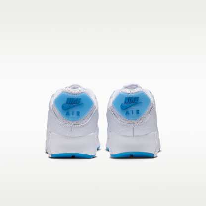 Nike Air Max 90 Schuh (Herren) – Weiß/Aurora Blue/Weiß