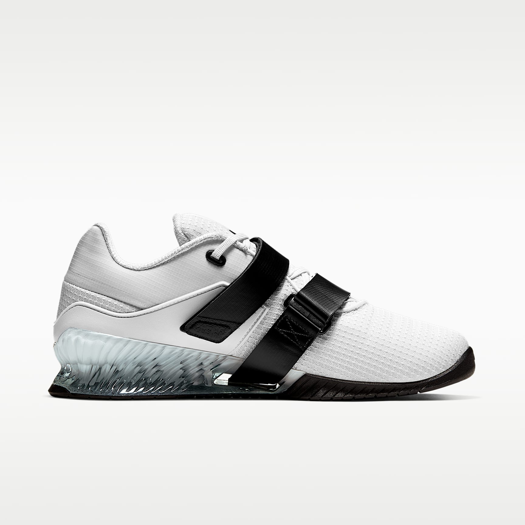 Nike Romaleos 4 Schuhe fürs Gewichtheben – Weiß/Weiß/Schwarz
