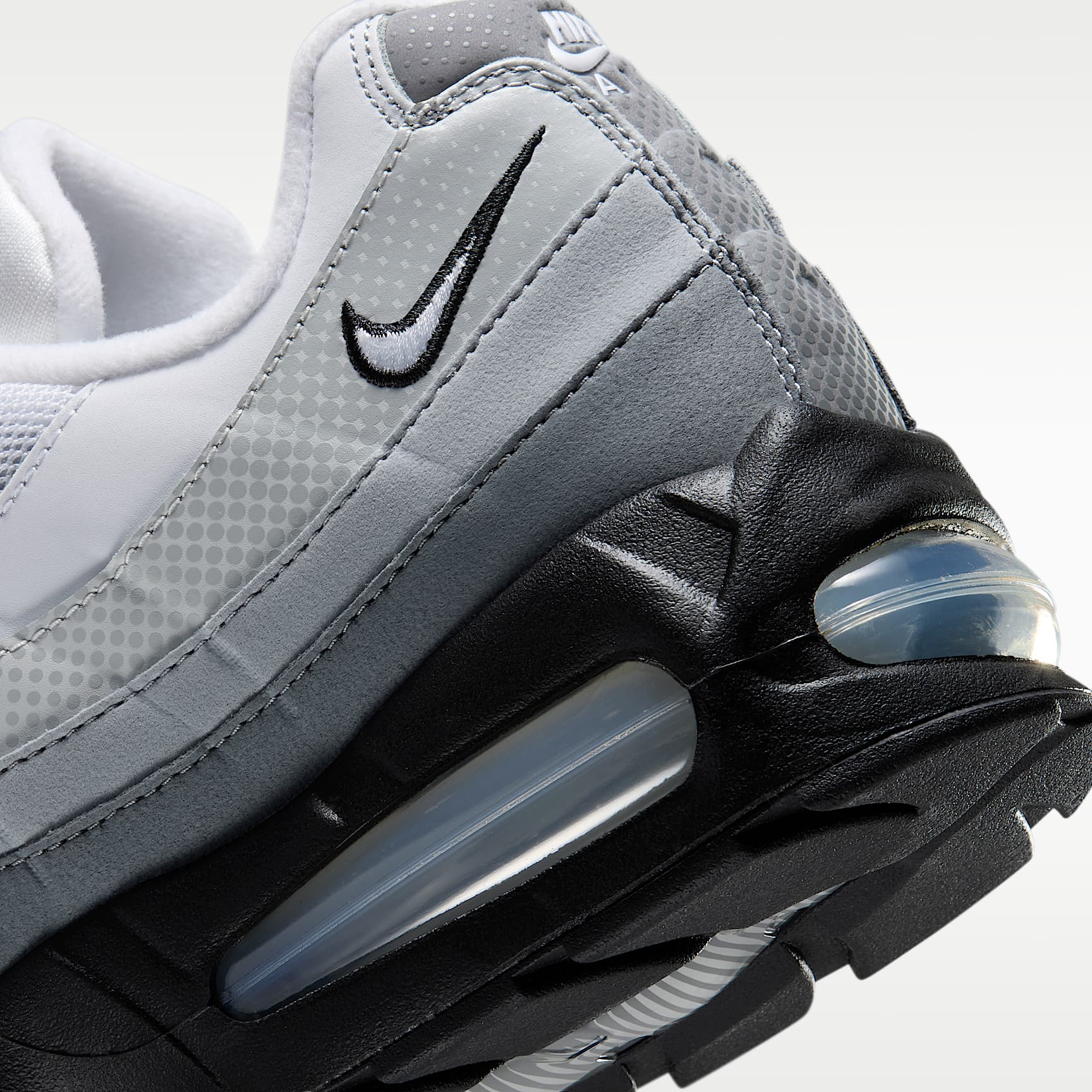 Nike Air Max 95 Big Bubble Schuh (Herren) – Schwarz/Pure Platinum/Wolf Grey/Weiß