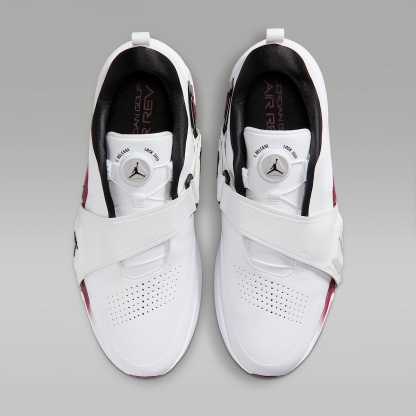 Jordan Air Rev Golfschuh – Weiß/Team Red/Schwarz
