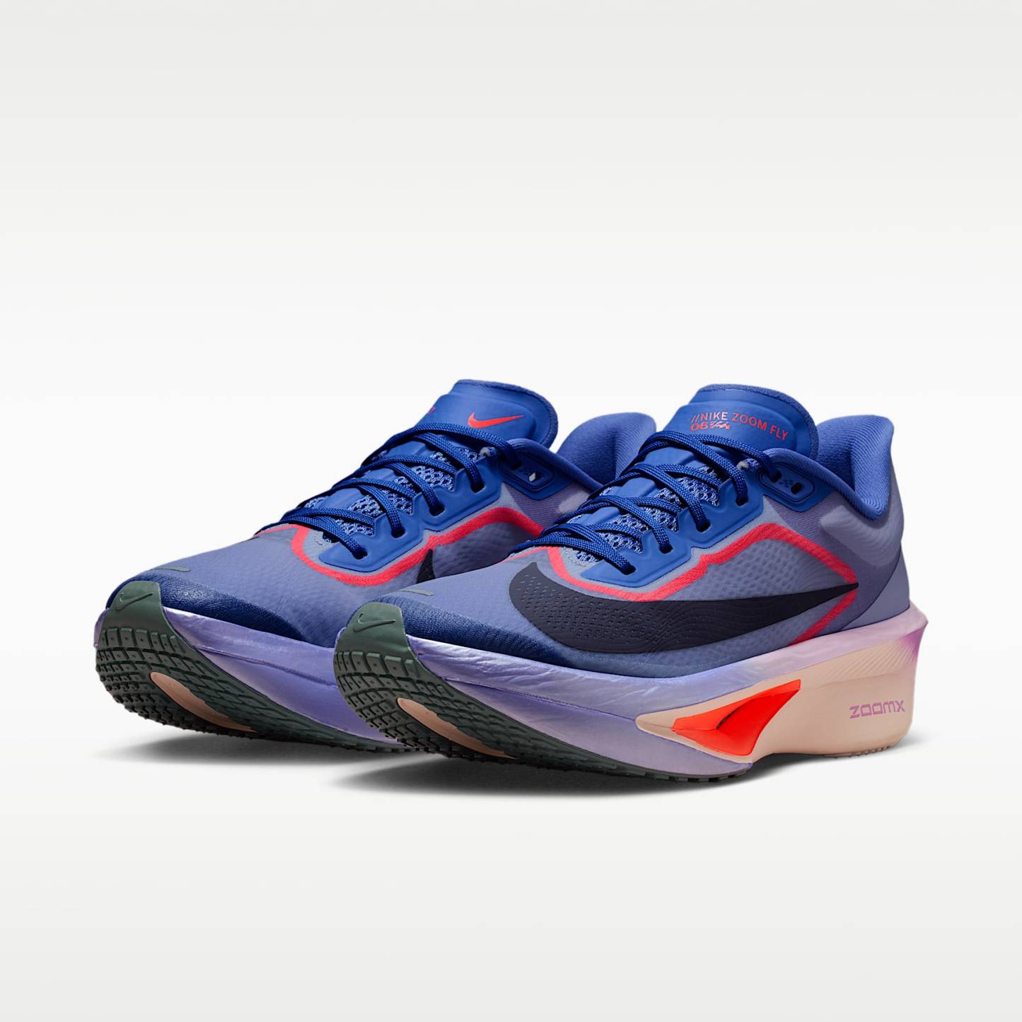 Nike Zoom Fly 6 Straßenlaufschuh für Wettkämpfe (Damen) – Violet Mist/Hot Lava/Bright Violet/Purple Dynasty