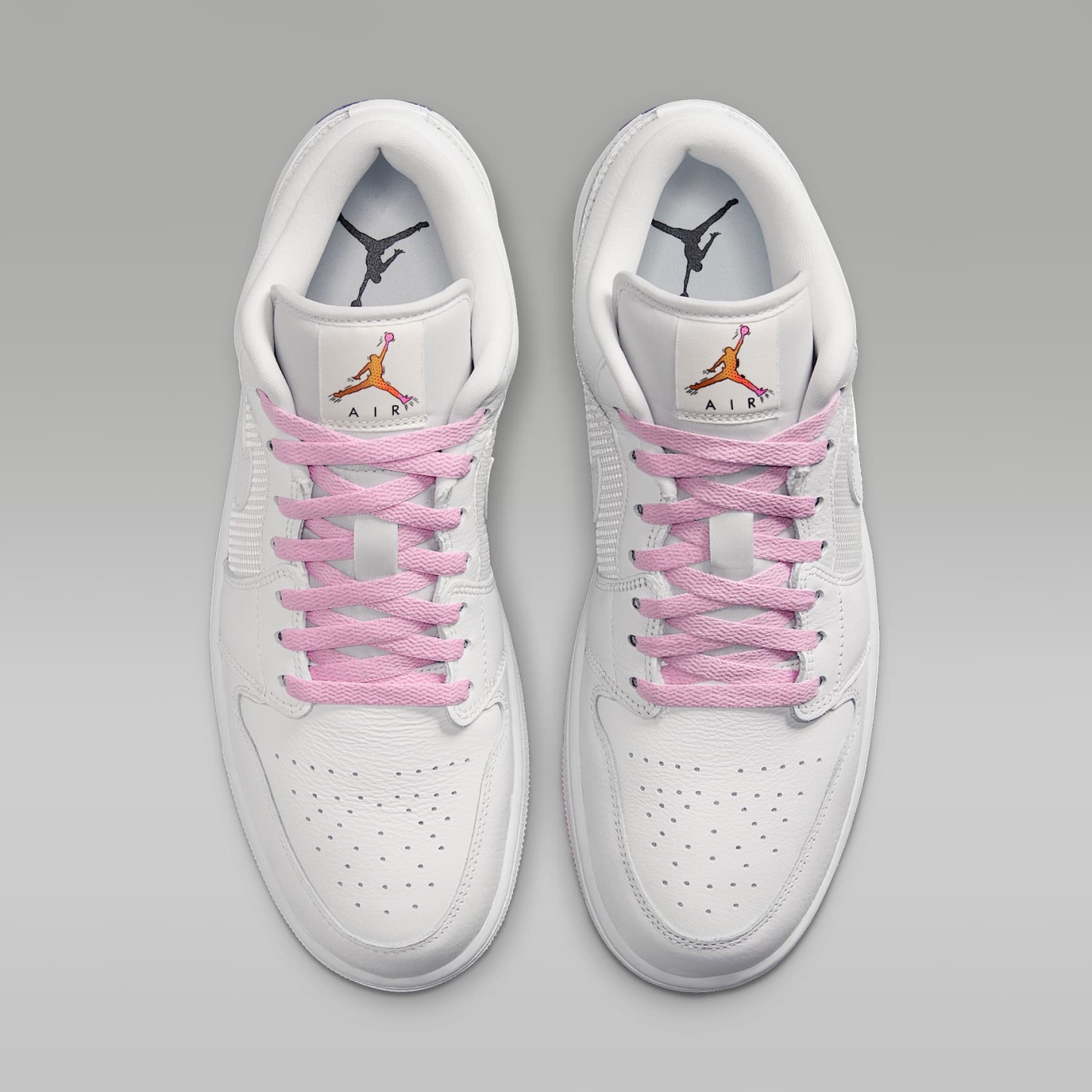 Air Jordan 1 Low SE Herrenschuh – Summit White/Light Arctic Pink/Silber