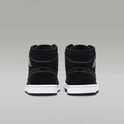 Air Jordan 1 Mid Herrenschuh – Schwarz/Schwarz/Pistachio Frost