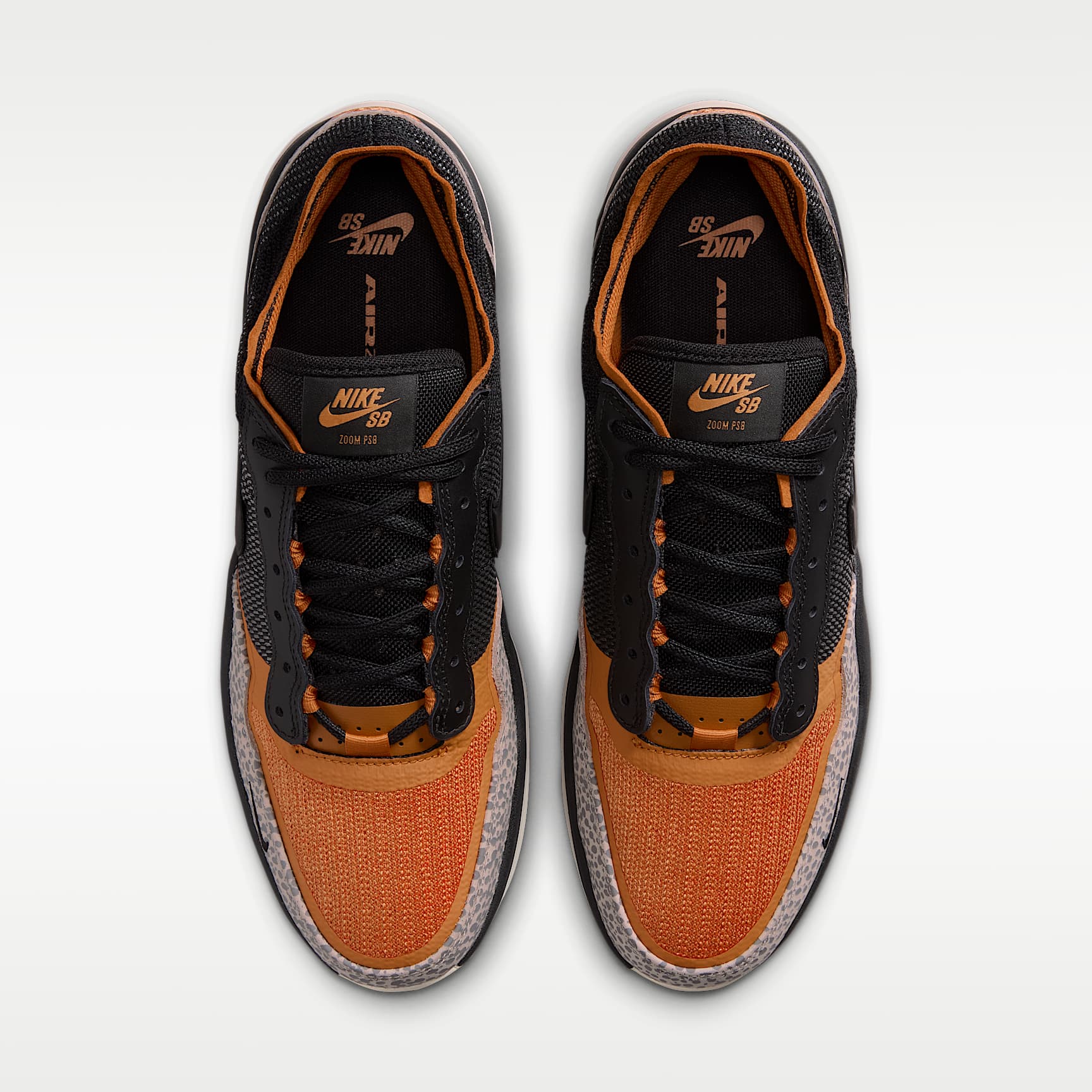 Nike SB PS8 Skaterschuh – Cobblestone/Monarch/Light Orewood Brown/Schwarz