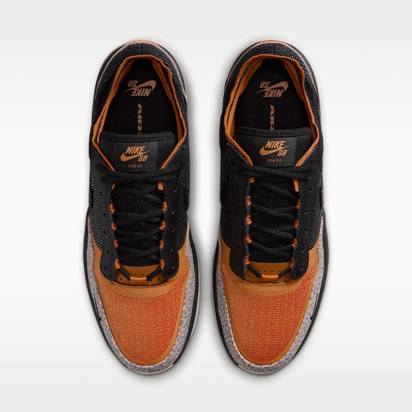 Nike SB PS8 Skaterschuh – Cobblestone/Monarch/Light Orewood Brown/Schwarz