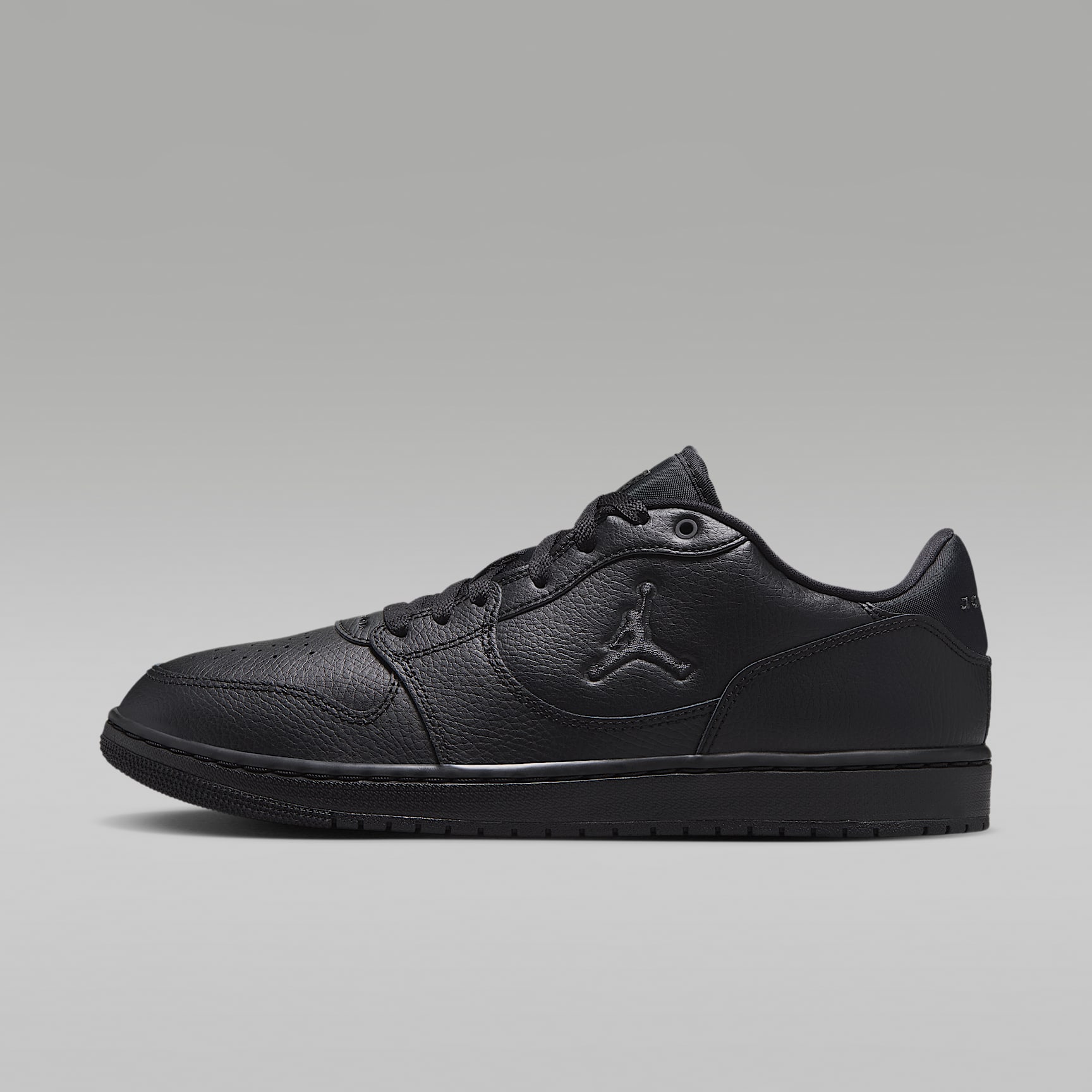 Jordan Court Connect Low Herrenschuhe – Schwarz/Dark Smoke Grey