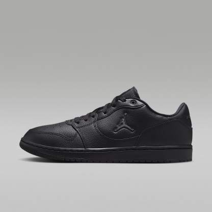 Jordan Court Connect Low Herrenschuhe – Schwarz/Dark Smoke Grey