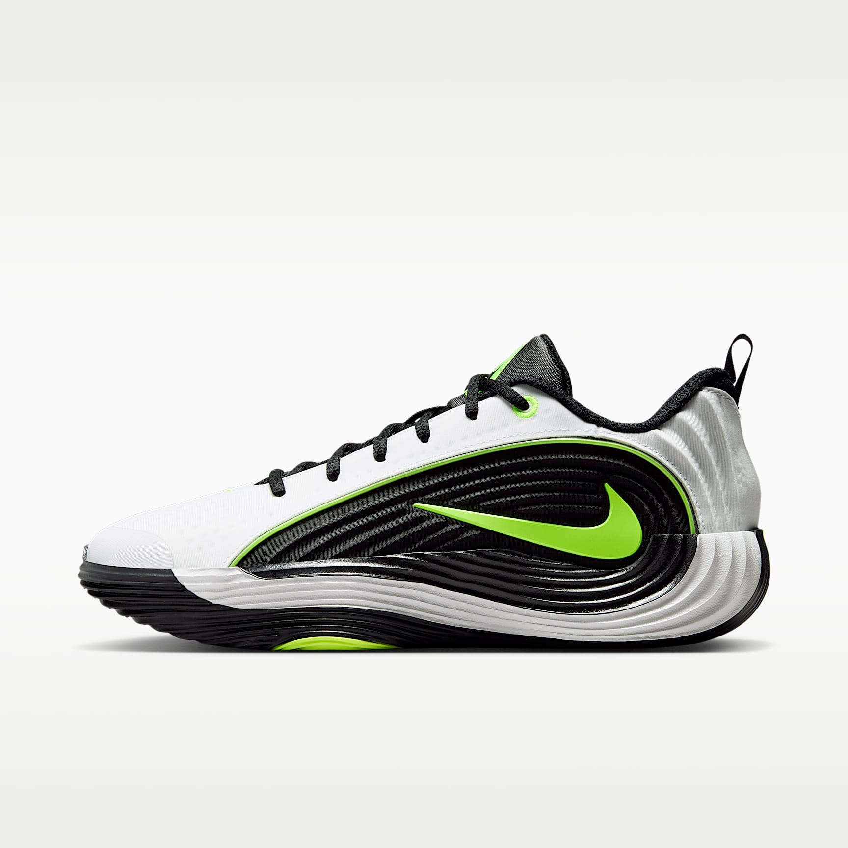 Giannis Immortality 5 Basketballschuh – Weiß/Schwarz/Volt