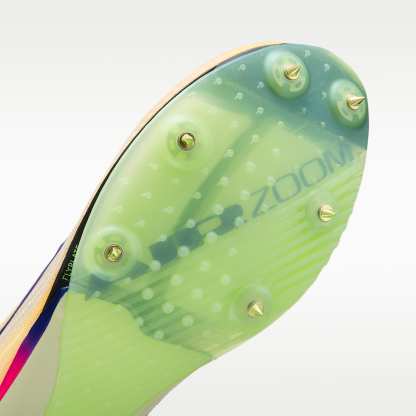 Nike Maxfly 2 Leichtathletik-Sprint-Spikes – Citron Pulse/Volt Ice/Vivid Purple/Indigo Burst