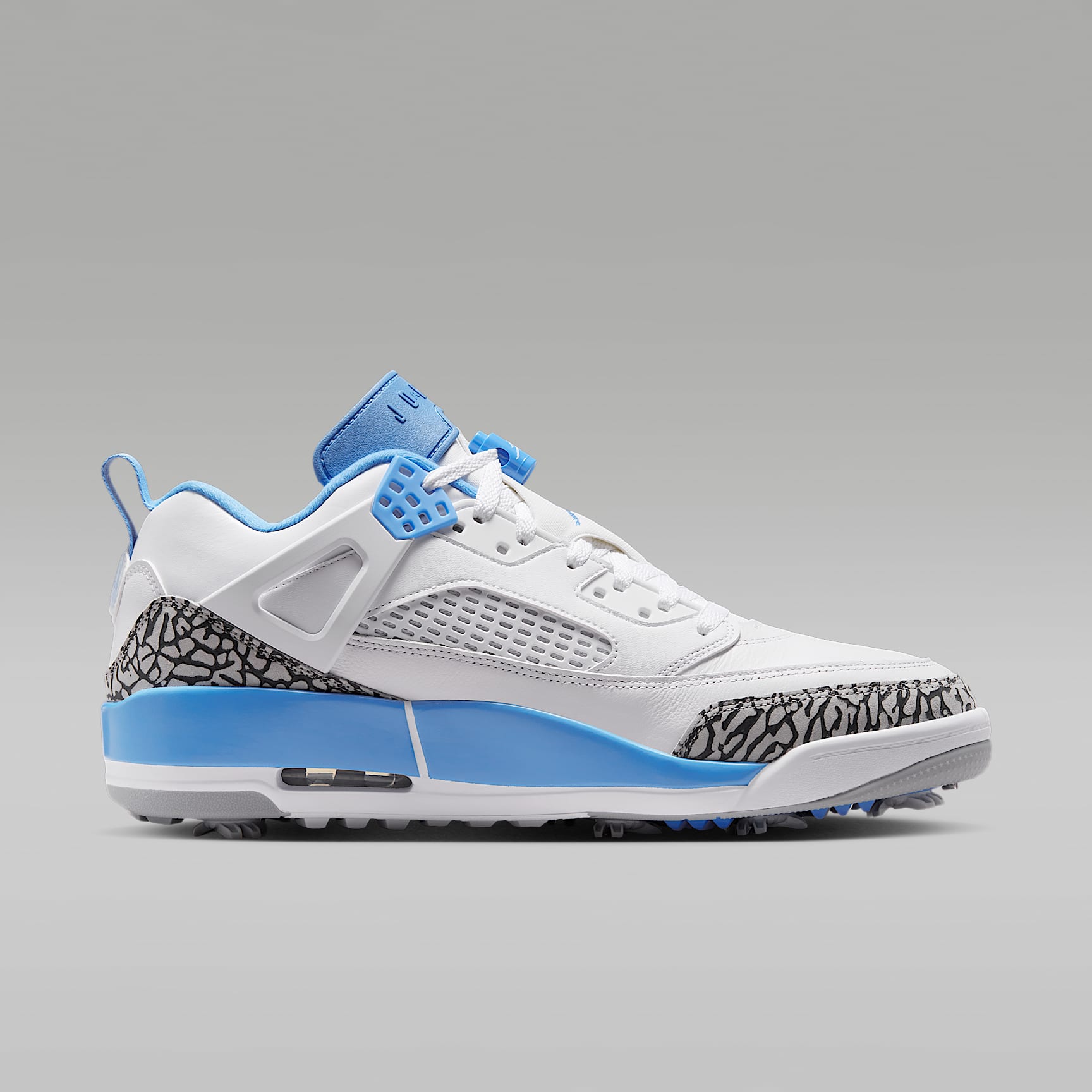 Jordan Spizike G Golfschuh – Weiß/Wolf Grey/University Blue