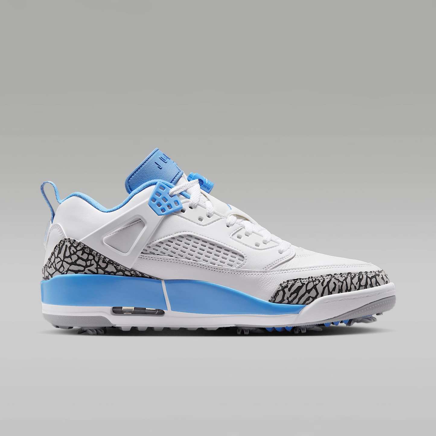 Jordan Spizike G Golfschuh – Weiß/Wolf Grey/University Blue