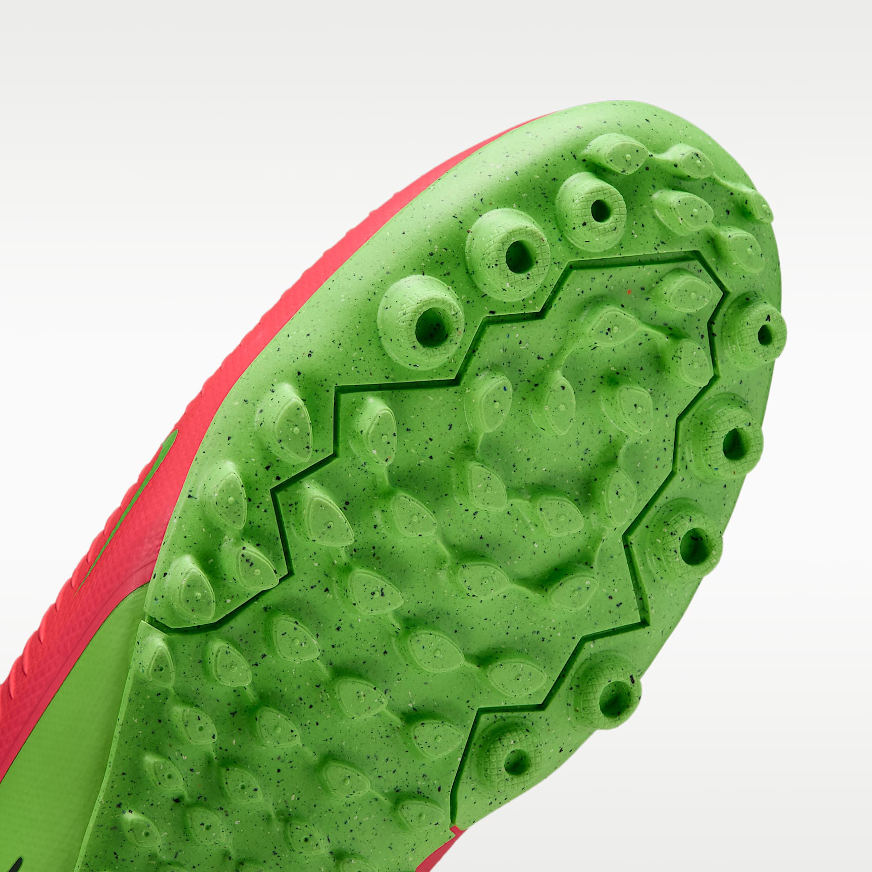 Nike Phantom 6 Low Pro "Erling Haaland" Fußballschuh für Turf – Hot Punch/Green Strike/Schwarz