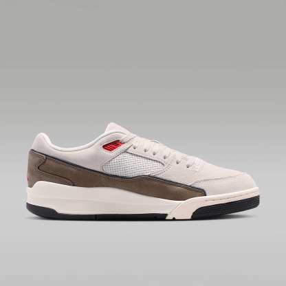 Jordan Flight Court Schuh (Herren) – Phantom/Palomino/Schwarz/University Red
