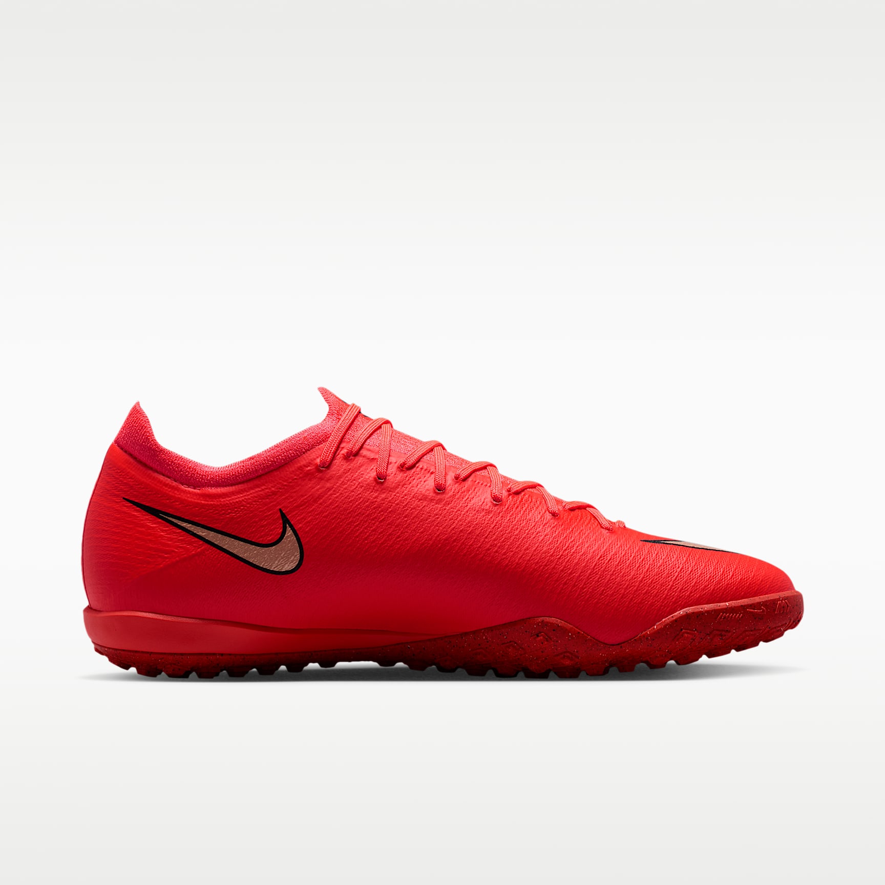 Nike Mercurial Vapor 17 Pro Low-Top-Fußballschuh für Turf – Bright Crimson/Blur