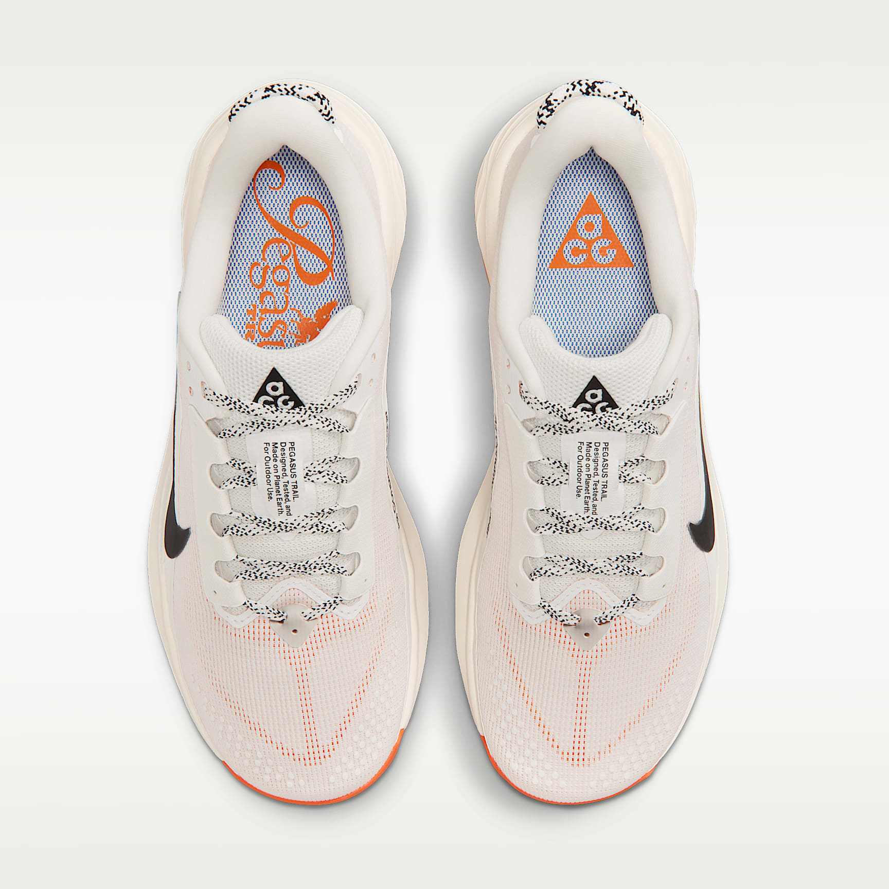Nike ACG Pegasus Trail Traillaufschuh (Damen) – Summit White/Phantom/Safety Orange/Schwarz