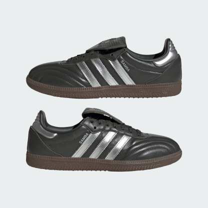 Samba LT Schuh – Legend Earth / Silver Metallic / Gum – JP6144