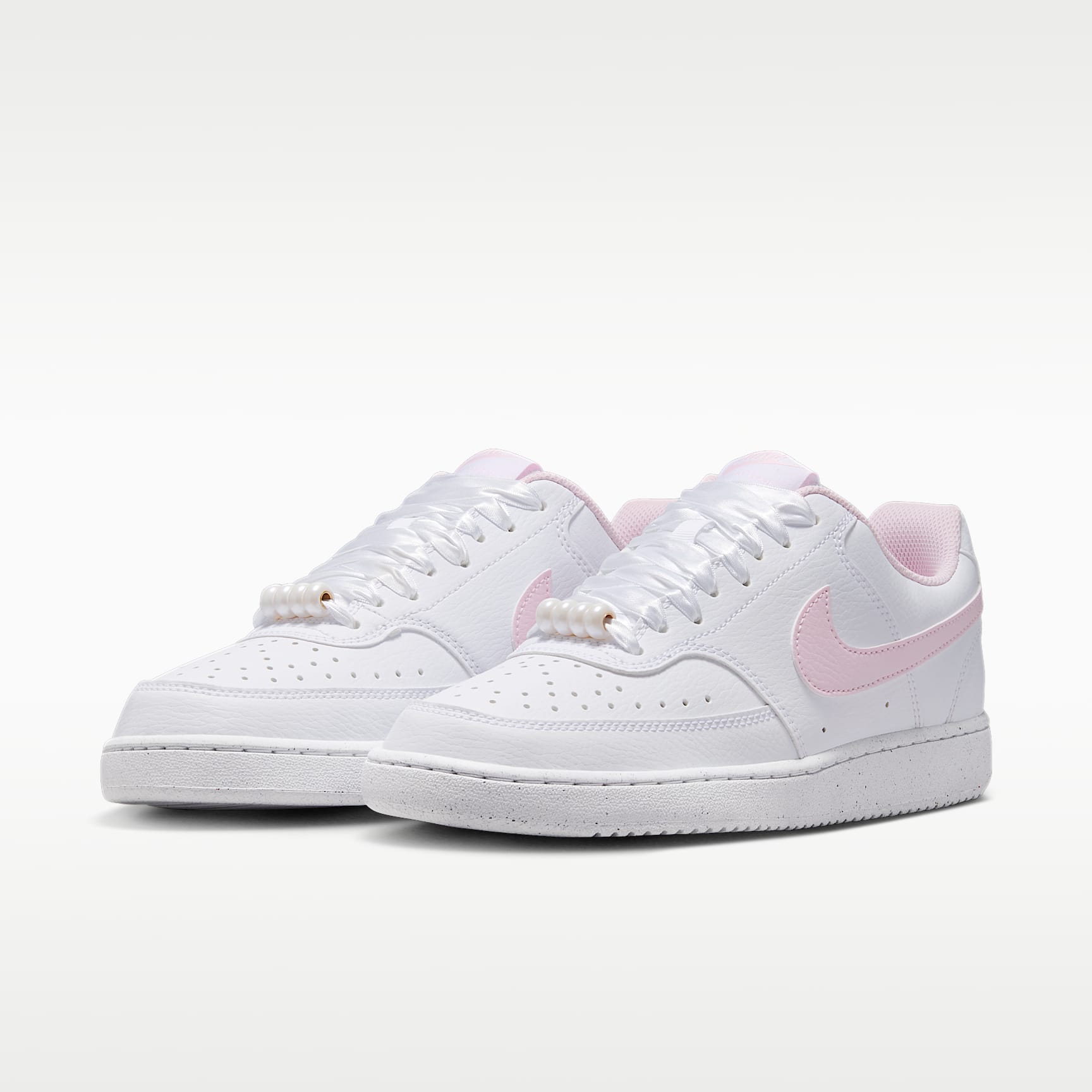Nike Court Vision Low Schuh (Damen) – Weiß/Pink Foam