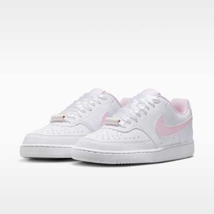 Nike Court Vision Low Schuh (Damen) – Weiß/Pink Foam